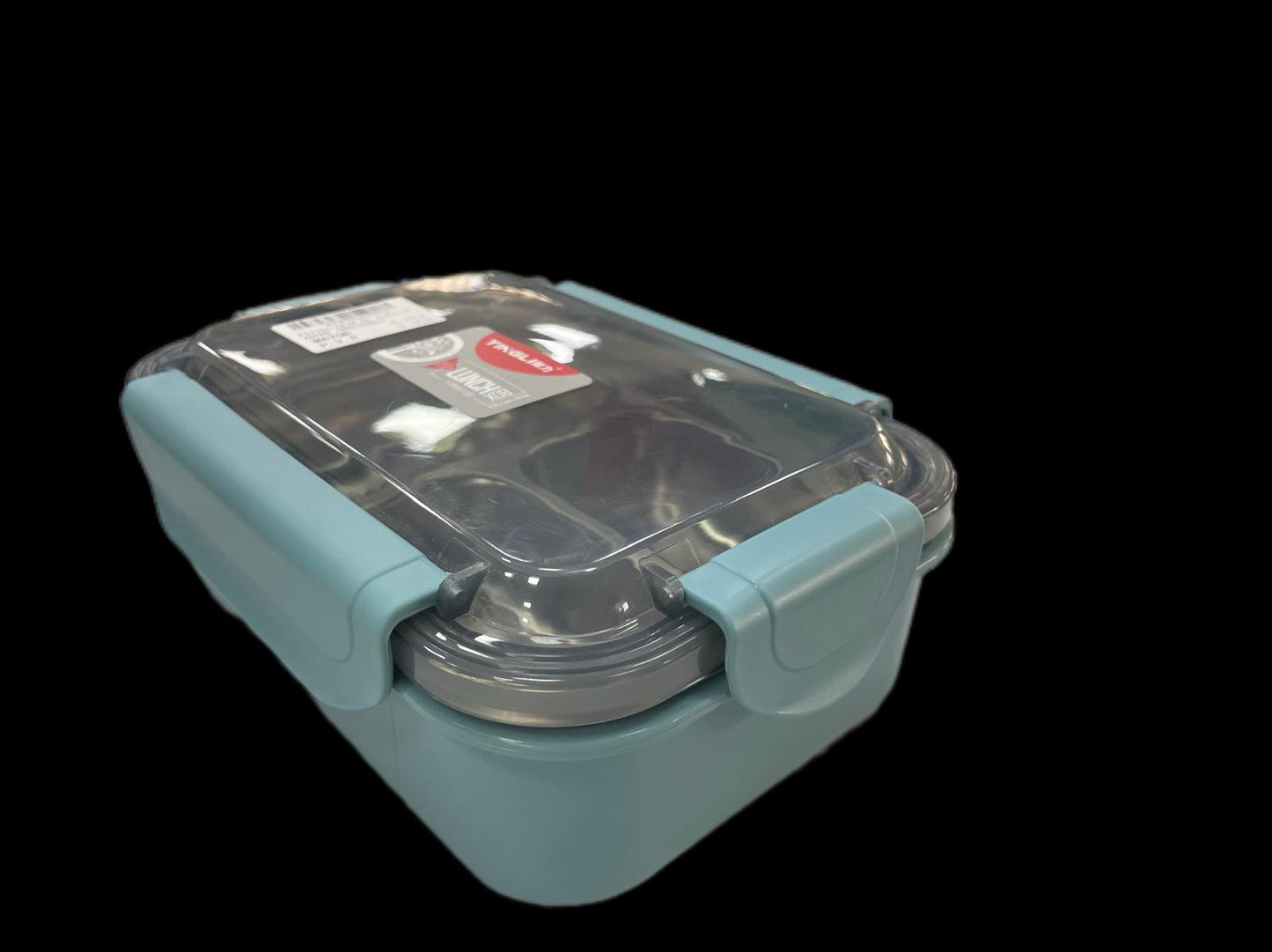 Caja de Almuerzo con Bandeja de Acero Inoxidable