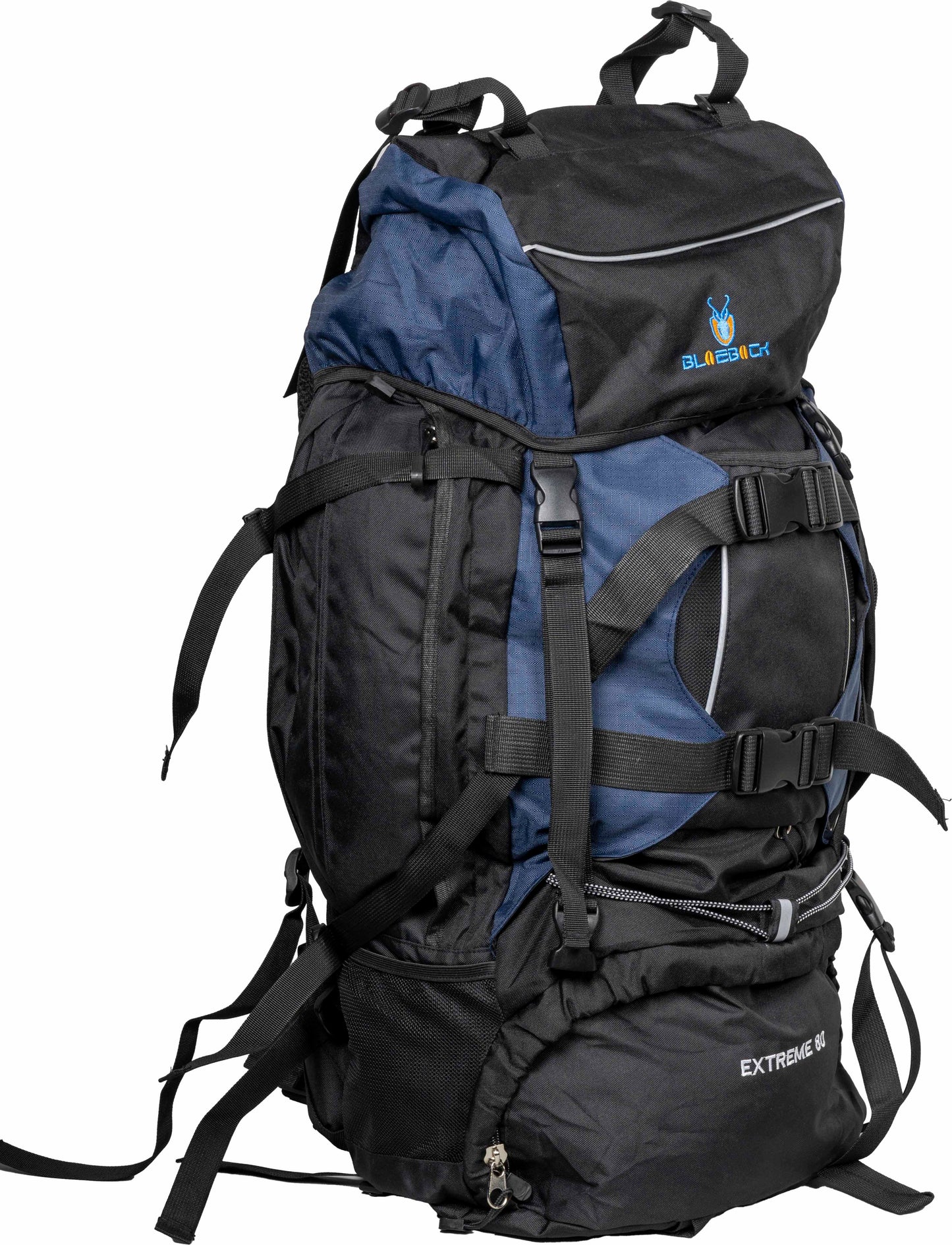 Mochila Viajera para Montaña y Trekking - 80 L - Con compartimientos y Funda impermeable FENGSEN