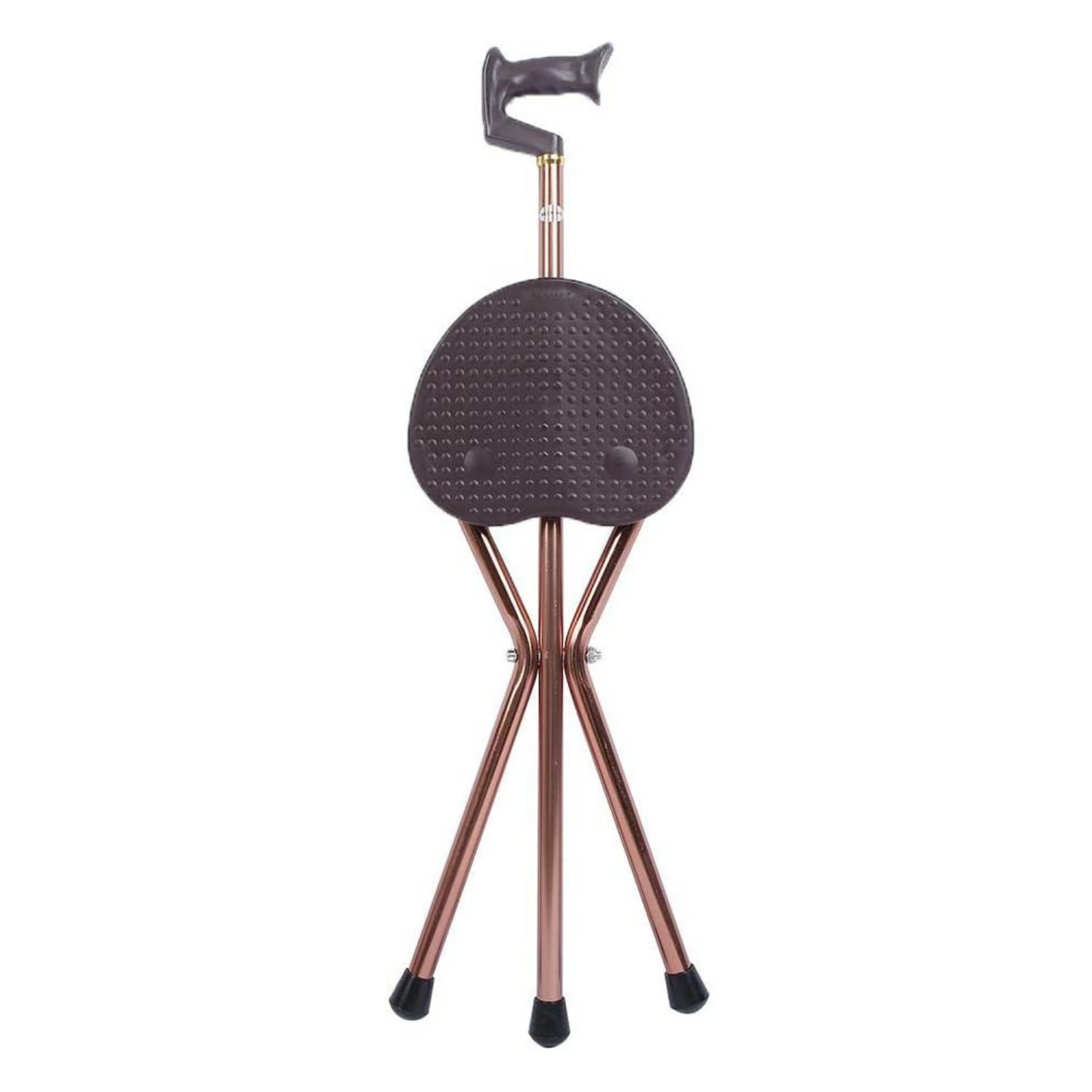 Asiento plegable con bastón: ligero, estable y perfecto para caminar, viajar o descansar en cualquier parte