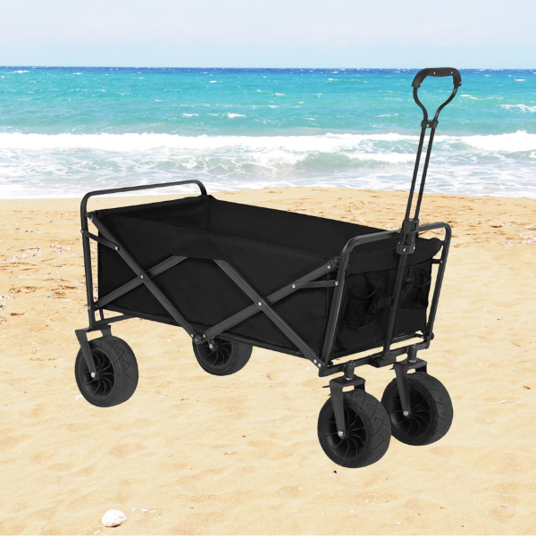 Carro Multiusos Plegable 150L con Ruedas Todoterreno