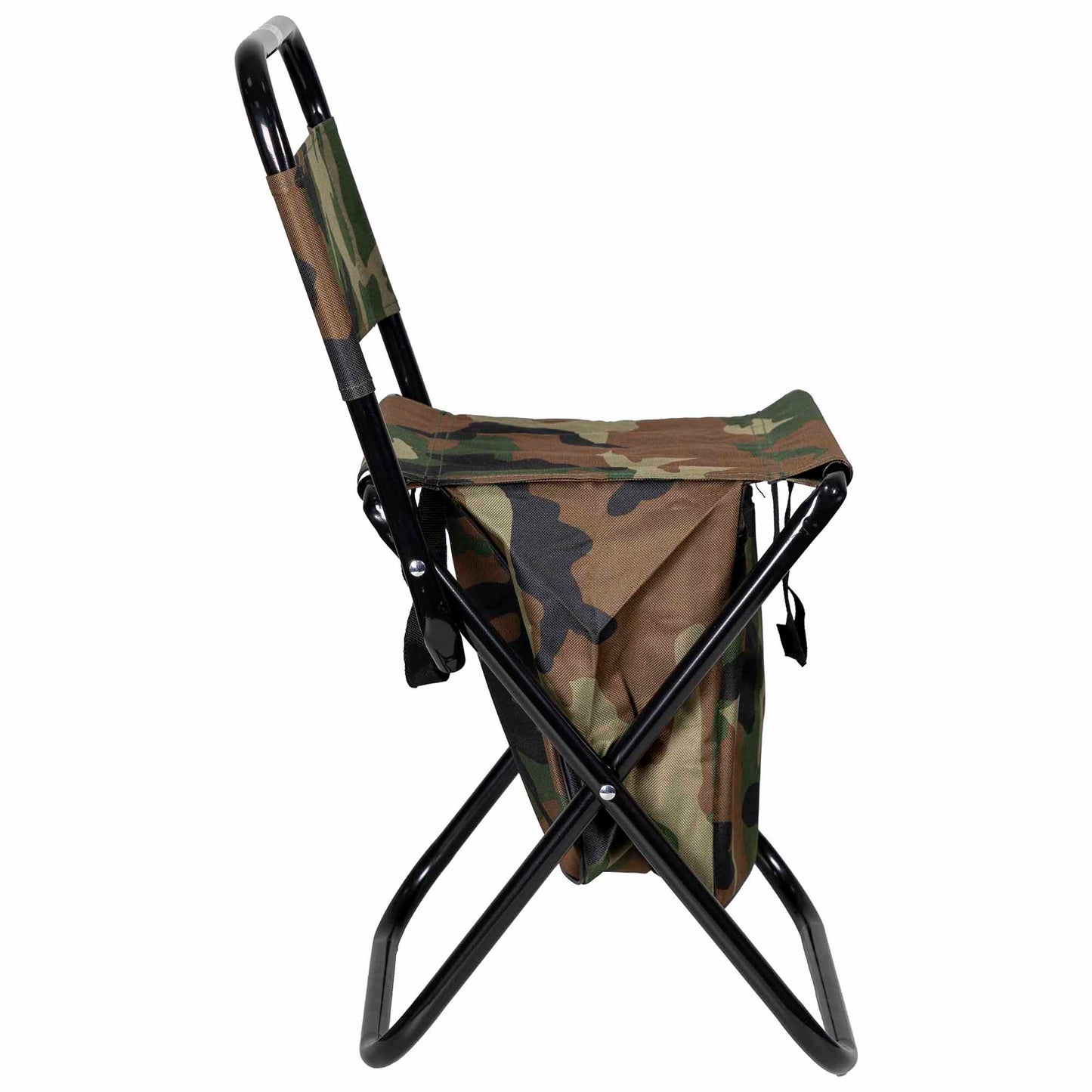Silla ligera para exteriores con diseño único y bolsillo de almacenamiento