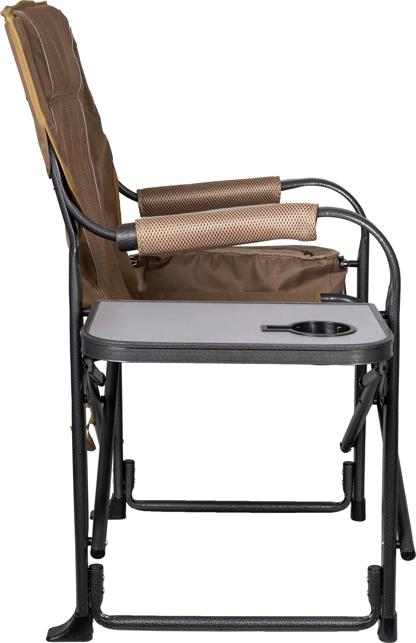 Silla Plegable Con Portavasos y Nevera - Perfecto para Camping y Playa FENGSEN