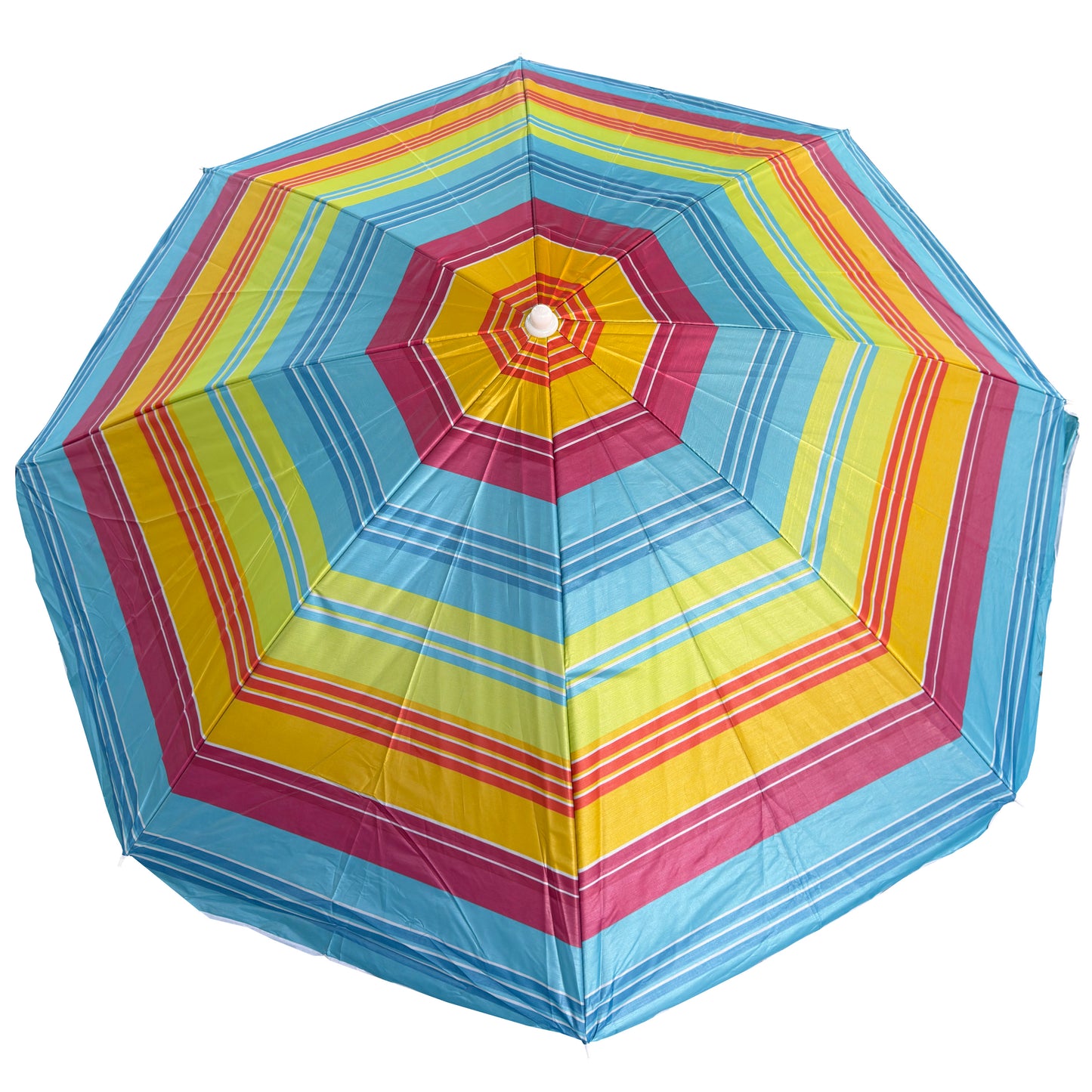 Sombrilla de Playa con Giro Orientable | Diámetro 85CM | Parasol Colorido con Protección Solar UV | Tela 170T Revestida en Plata | Tubo 19/22mm | 5 Colores ALEATORIOS