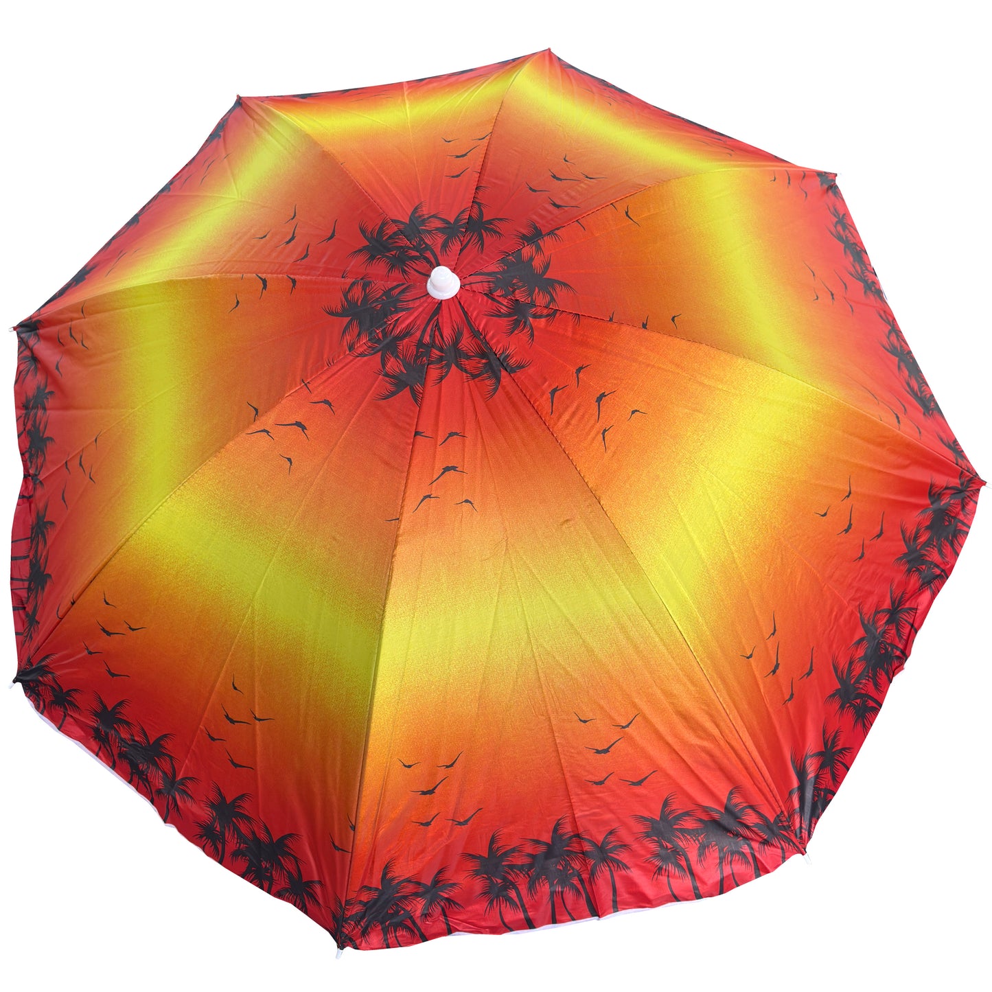 Sombrilla de Playa con Giro Orientable | Diámetro 85CM | Parasol Colorido con Protección Solar UV | Tela 170T Revestida en Plata | Tubo 19/22mm | 5 Colores ALEATORIOS