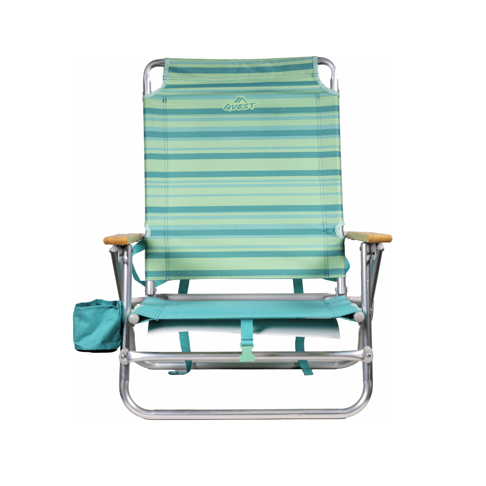 Silla de Playa 3 Posiciones – Con Mochila y Apoya Vaso