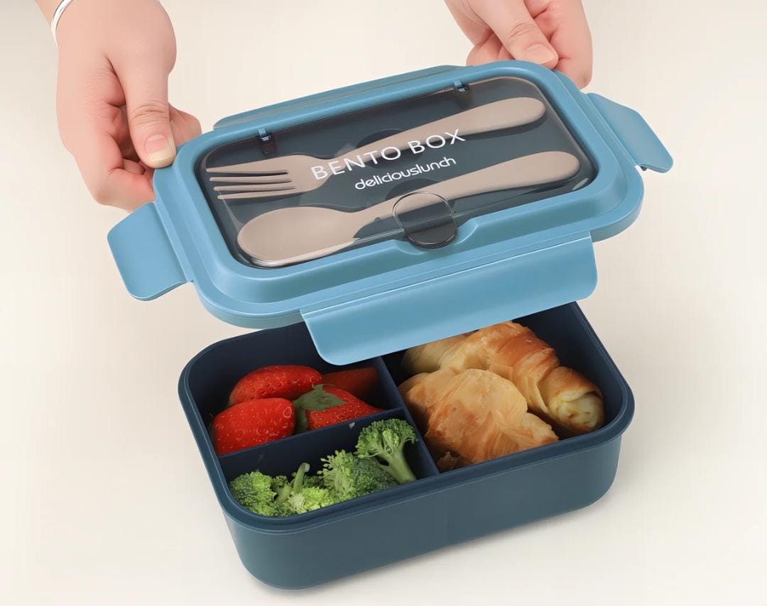 Caja de Almuerzo con cubiertos
