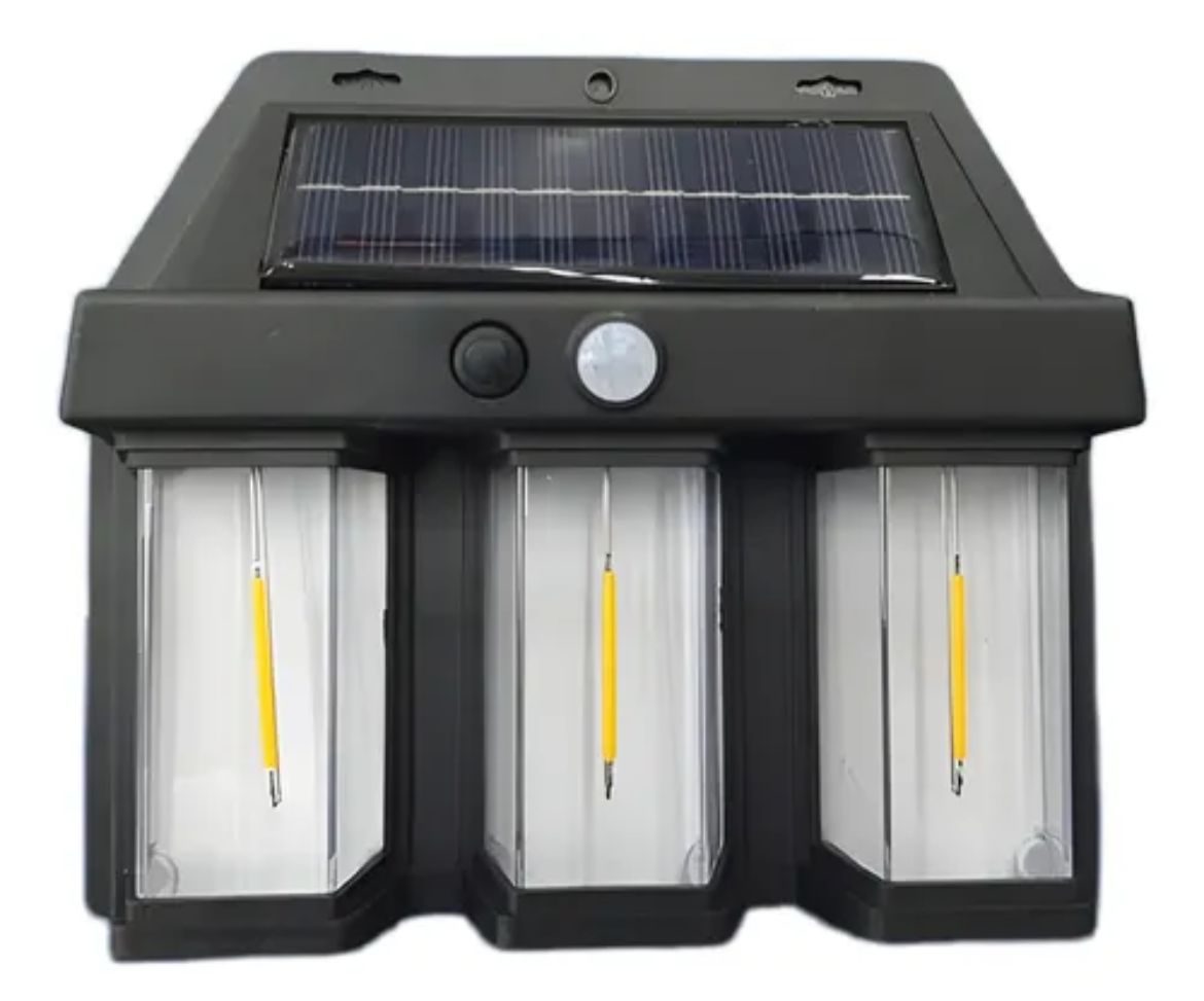 💡 Luz LED Solar con Sensor de Bruma – Iluminación Exterior con 3 Focos