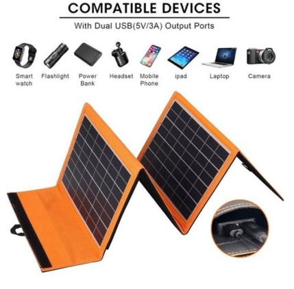 🌞 Panel Solar Portátil CCLAMP CL-ZD0620 – 20W