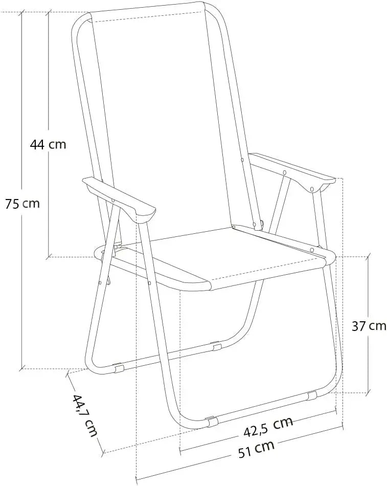 Pack de 10 sillas Plegables - ¡Para disfrutar en familia! FENGSEN