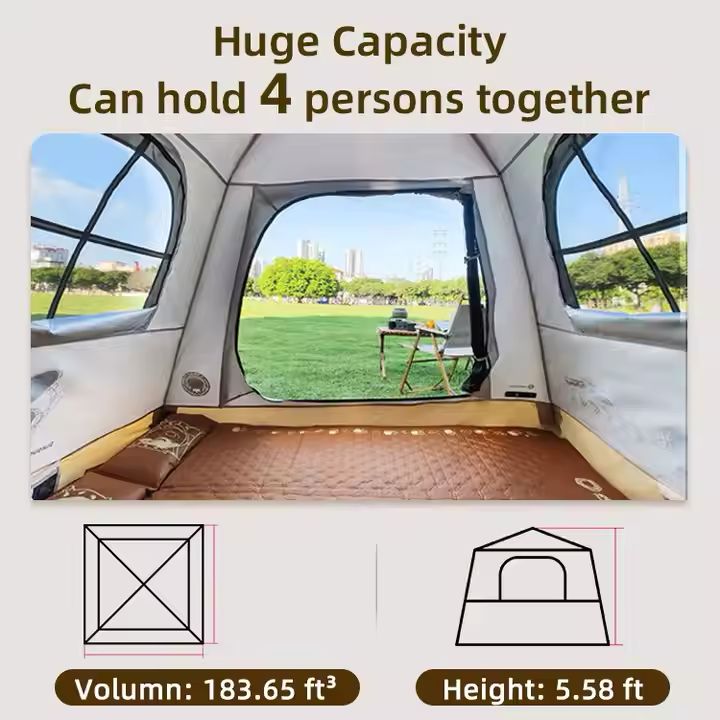 Tienda de Campaña Hinchable - Totalmente Automática - Tamaño Familiar FENGSEN
