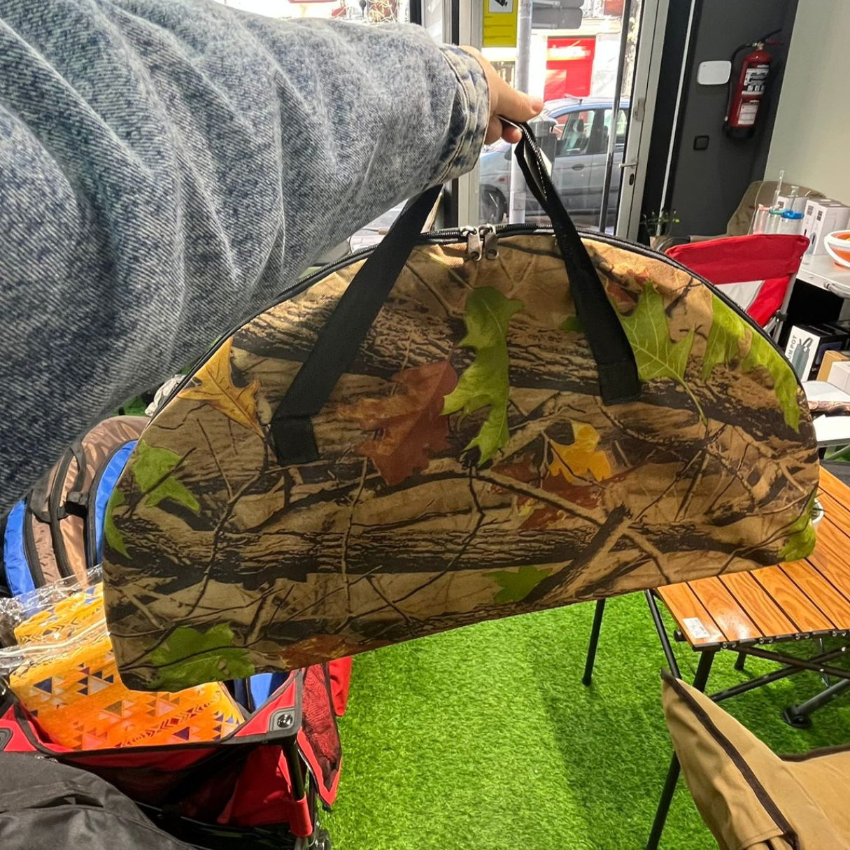 Mesa plegable para Camping y Playa - Con estuche, práctica de llevar FENGSEN