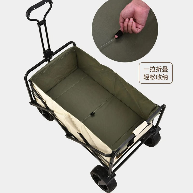 Carrito de Playa y Camping Plegable – Resistente e Impermeable FENGSEN