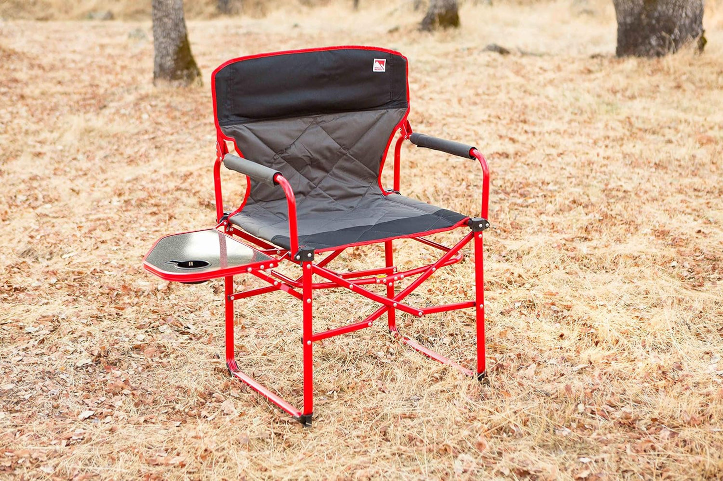 Silla estilo director con Mesa Auxiliar – Robusta, Plegable y Lista para Todo