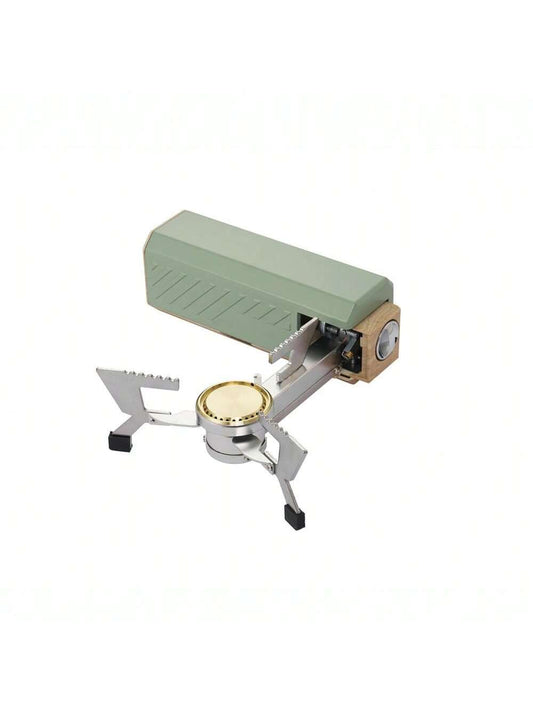 Estufa de Gas Portátil para Camping | Encendido Rápido | Compacta y Plegable | Soporte Antideslizante | Compatible con Cartuchos Butano
