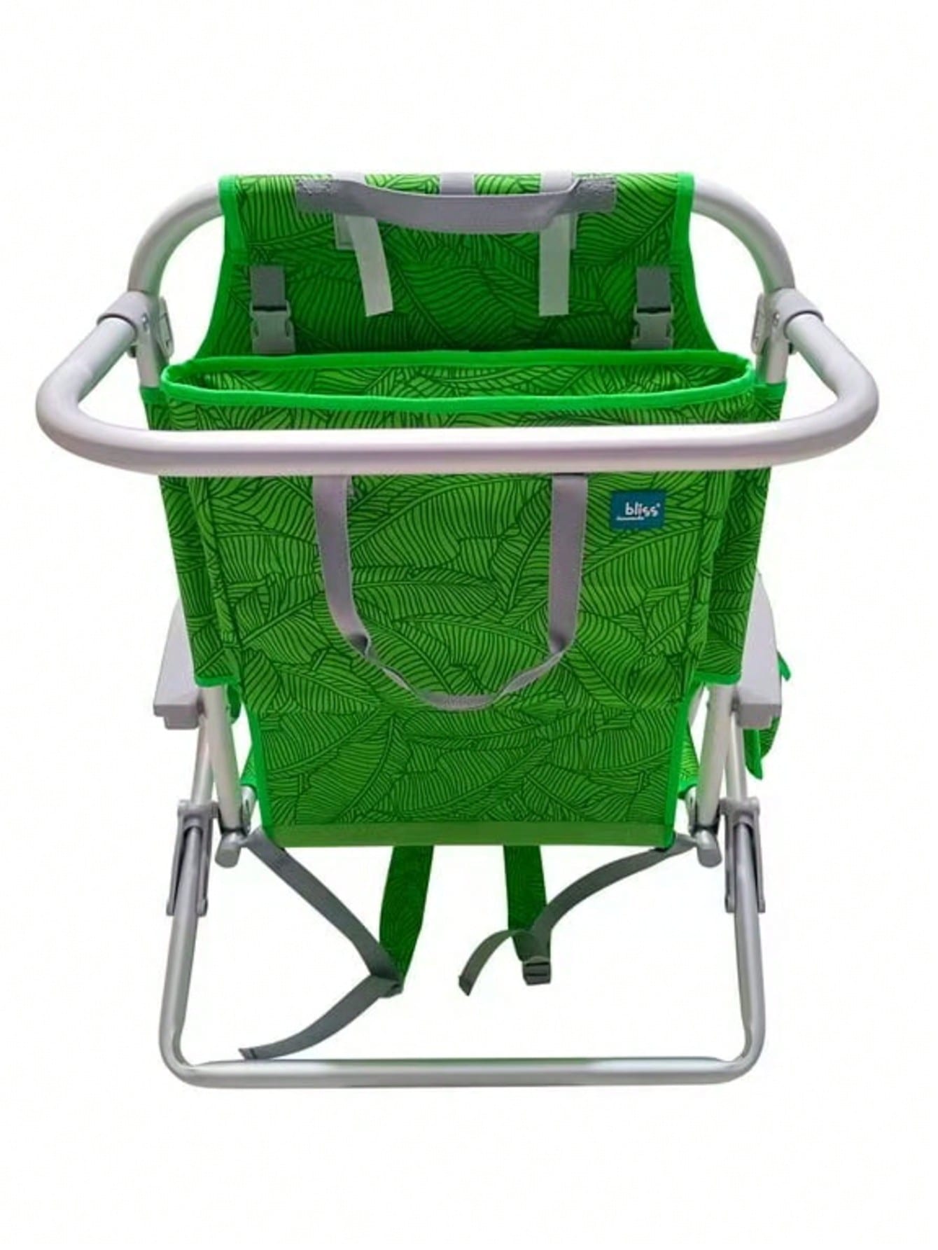 Silla de Playa Reclinable de Aluminio - 8 Posiciones Ajustables, Bolsa Nevera Desmontable, Bolsillos Laterales, Soporte de hasta 113 kg