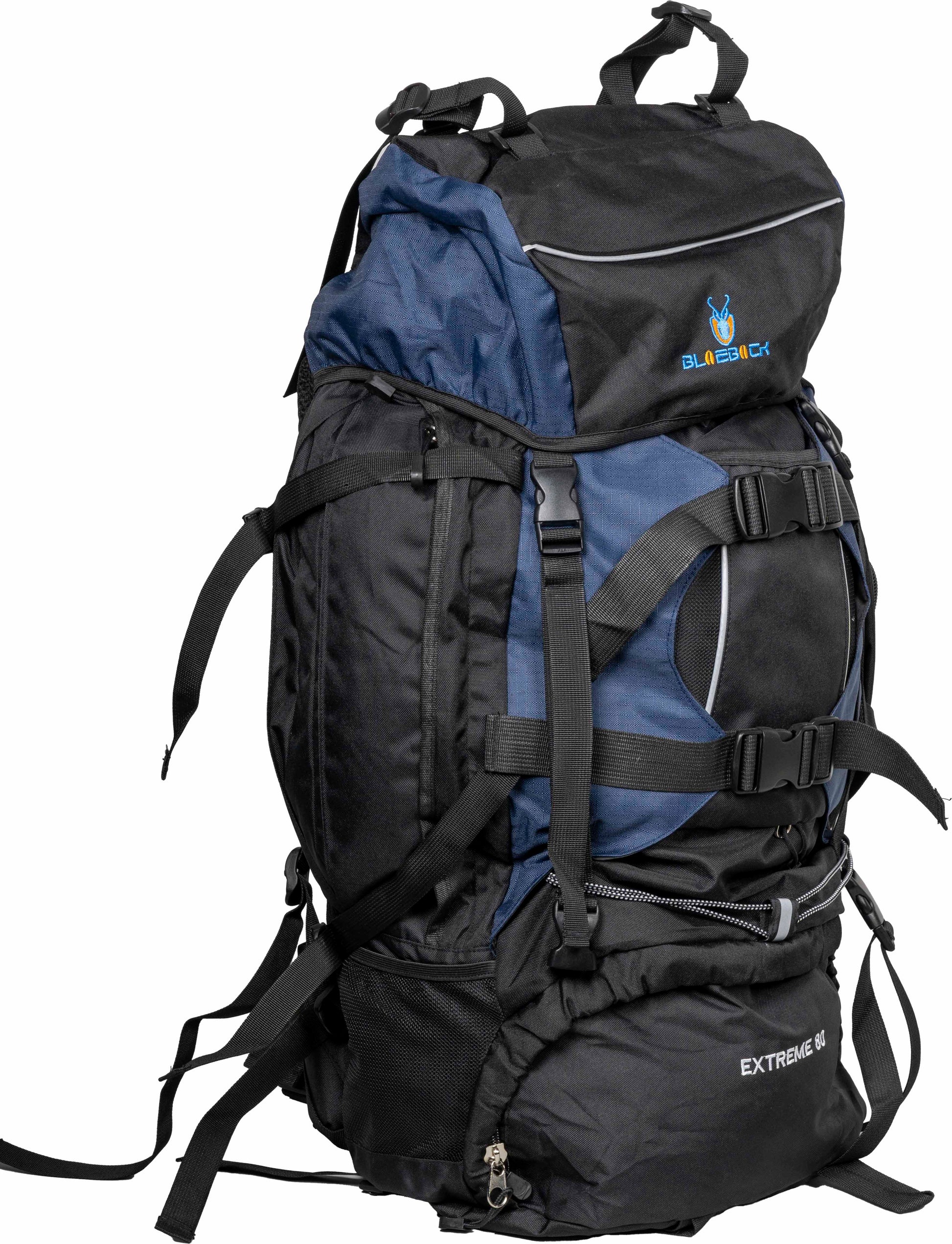 Mochila Viajera para Montaña y Trekking - 80 L - Con compartimientos y Funda impermeable FENGSEN