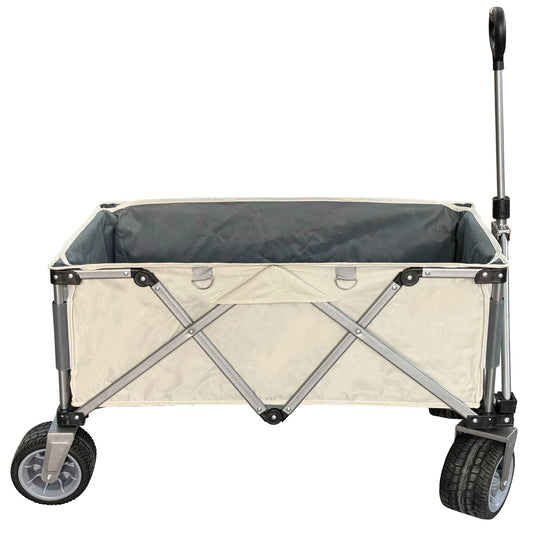 Carro multiusos Plegable | 100 kg de carga, ruedas todoterreno y mango ajustable