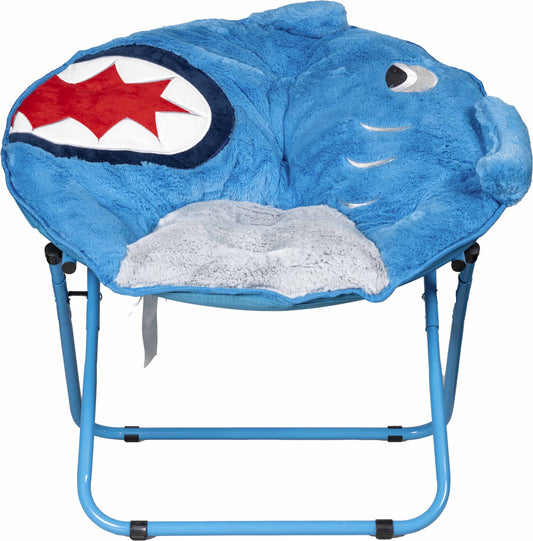 Silla infantil para cuarto de niños - Plegable y con diseño de tiburón FENGSEN