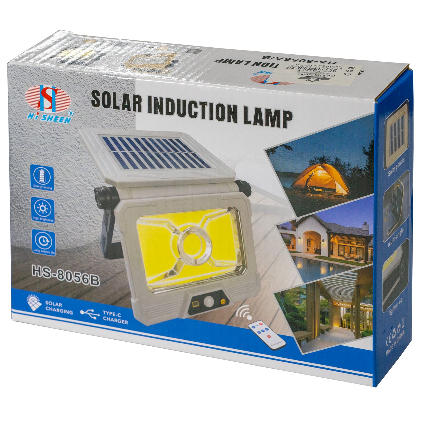 Foco LED Solar Recargable con Mando