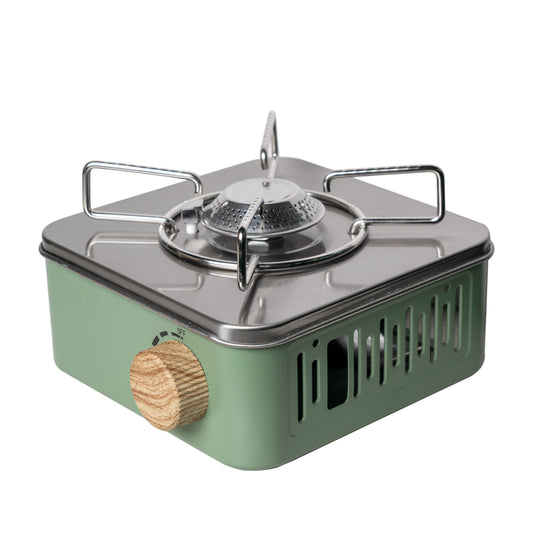 Portable Gas Stove with Wood Detail FS2307