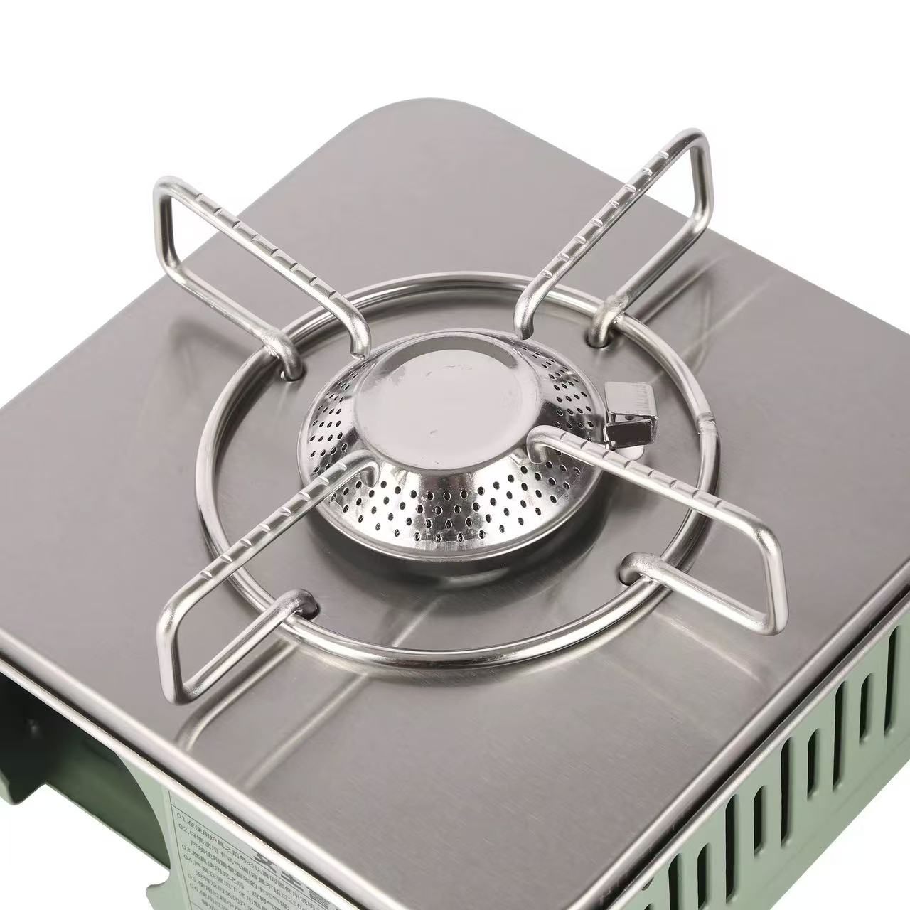 Hornillo de Gas Portátil con Detalle en Madera FS2307
