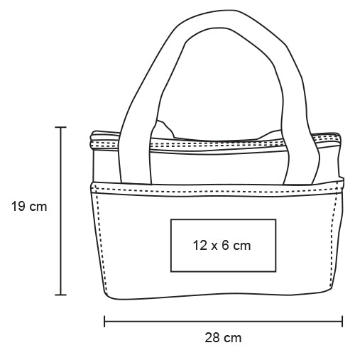Hielera con interior impermeable 8lts