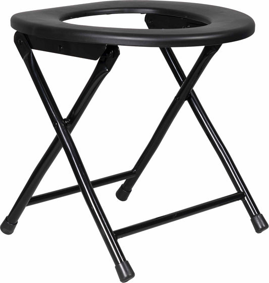 Asiento de Inodoro Portátil Plegable para Uso al Aire Libre