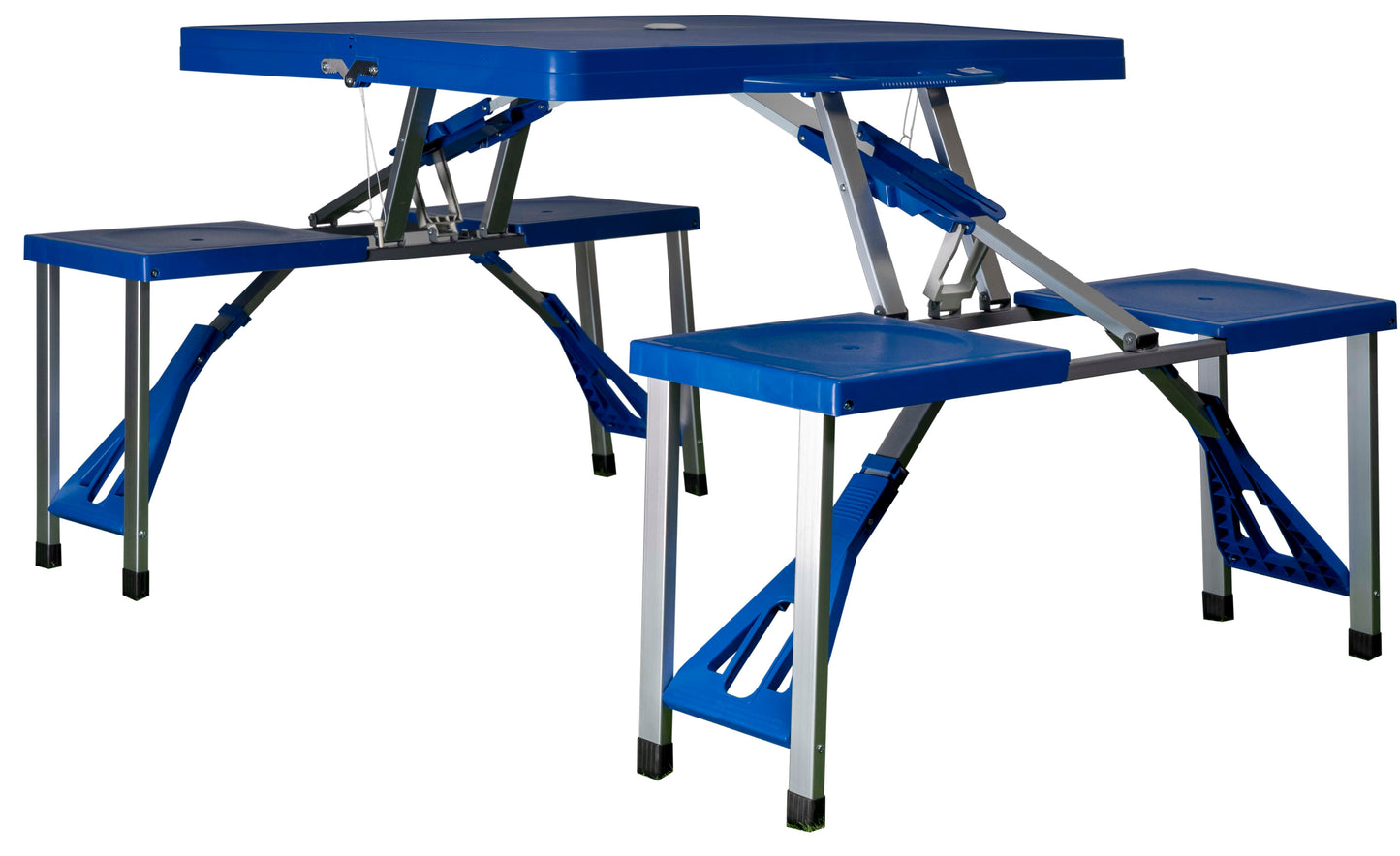 Mesa Plegable con 4 Asientos para Camping-  Mesa Maleta con Asientos Integrados FENGSEN