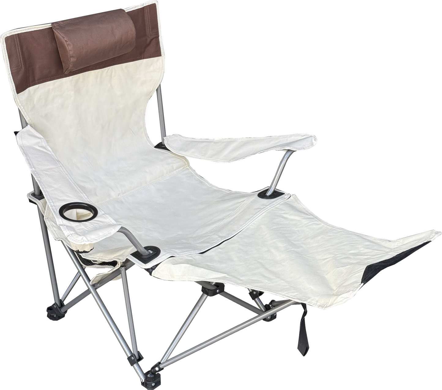 Silla con reposapiés | Plegable con estuche | Resistente