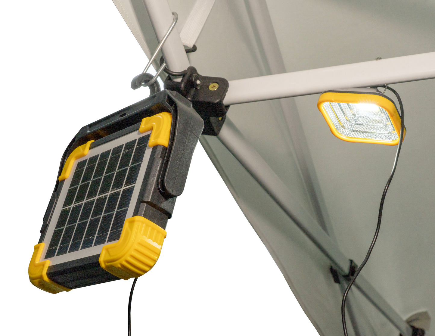 Luz de Emergencia Solar + Power Bank + Alarma