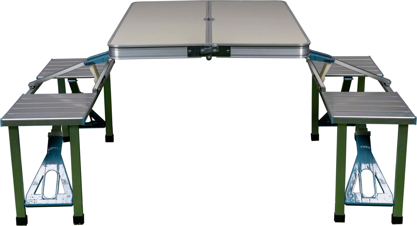 Mesa plegable para 4 personas con Sillas Incluidas