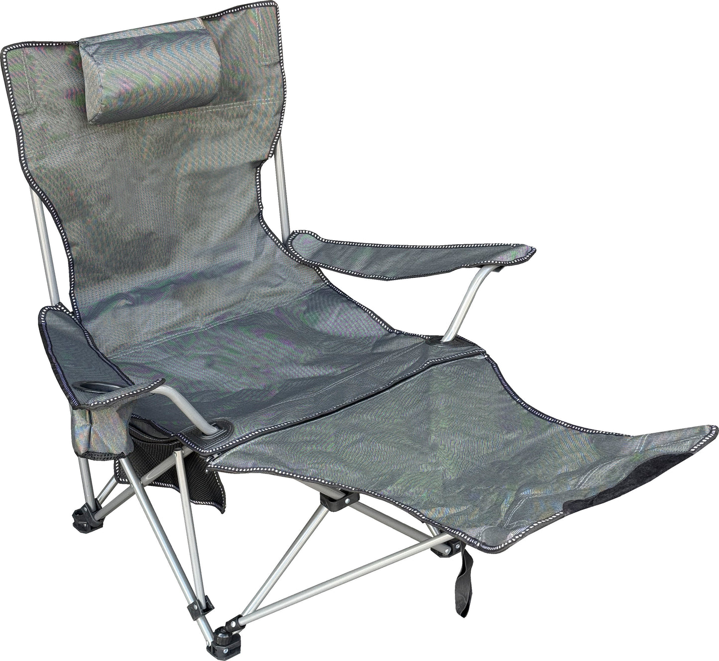 Silla con reposapiés | Plegable con estuche | Resistente