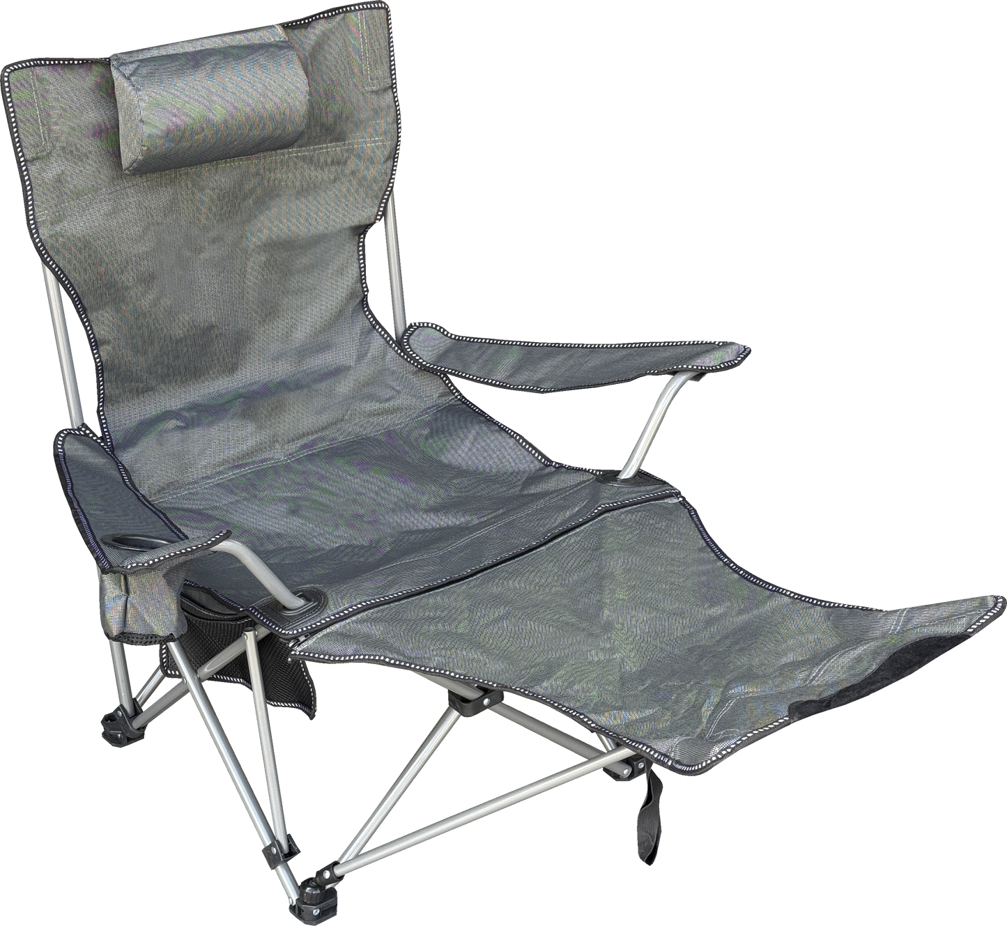 Silla con reposapiés | Plegable con estuche | Resistente