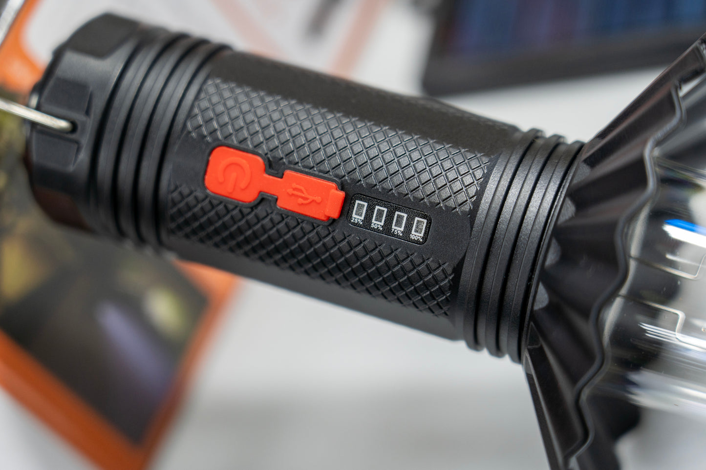 Lámpara Camping Solar Multifunción JB-968W