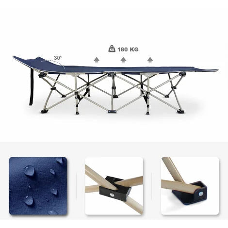 Tumbona Plegable Azul Marino – Estable, Ligera y Resistente al Agua FENGSEN