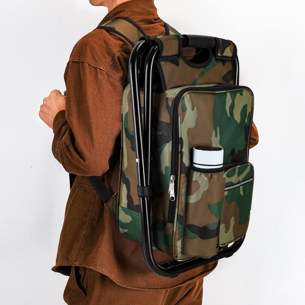 Silla con mochila + nevera. Plegable y resistente FENGSEN