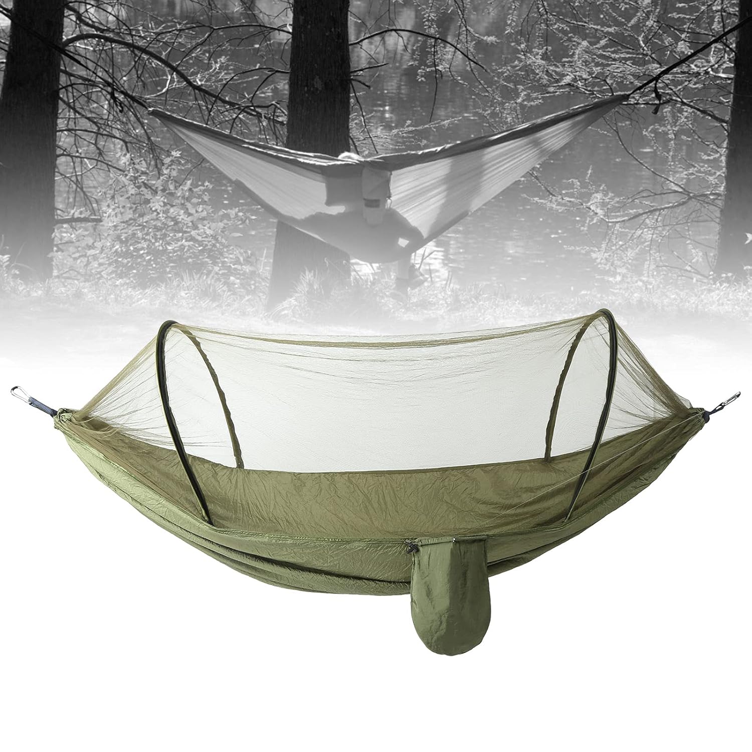 Hamaca 3 en 1 con Mosquitero – Ligera, Compacta y Versátil FENGSEN