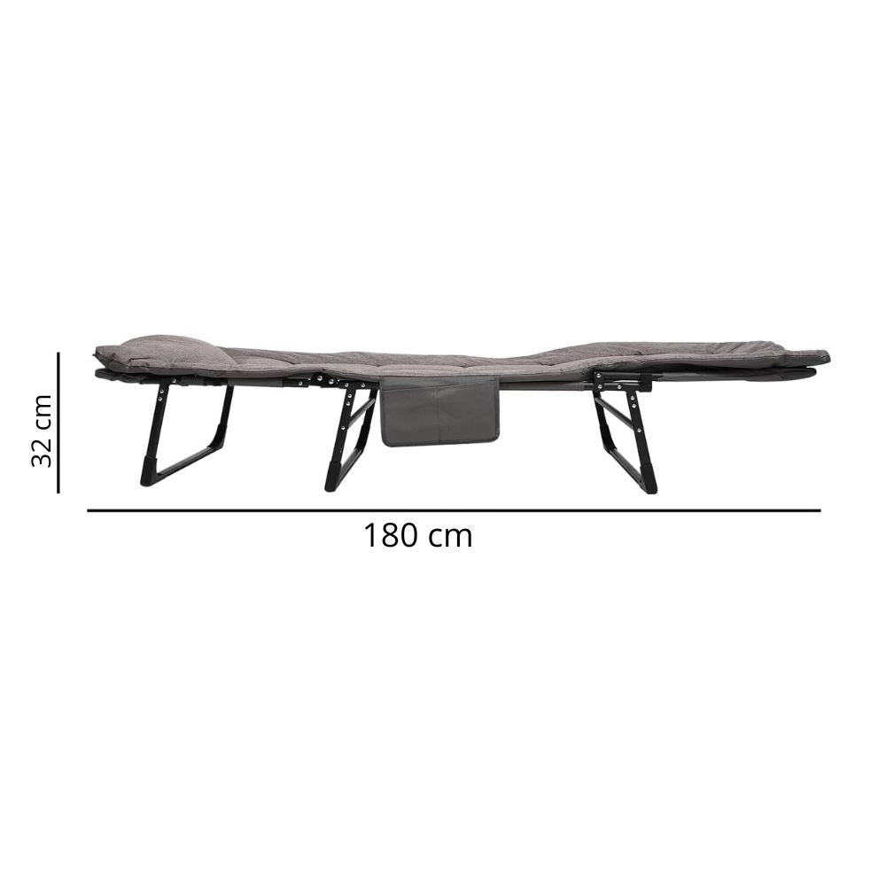 Tumbona Plegable Reclinable – Espaciosa, Robusta y Lista para Usar FENGSEN