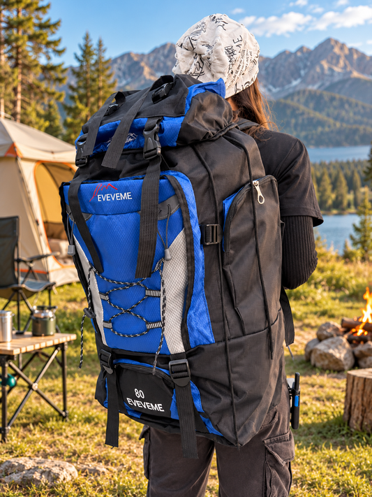 Mochila de senderismo y camping  80lts