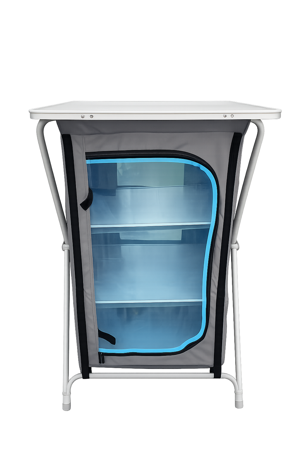 Armario Plegable de Camping con Mesa