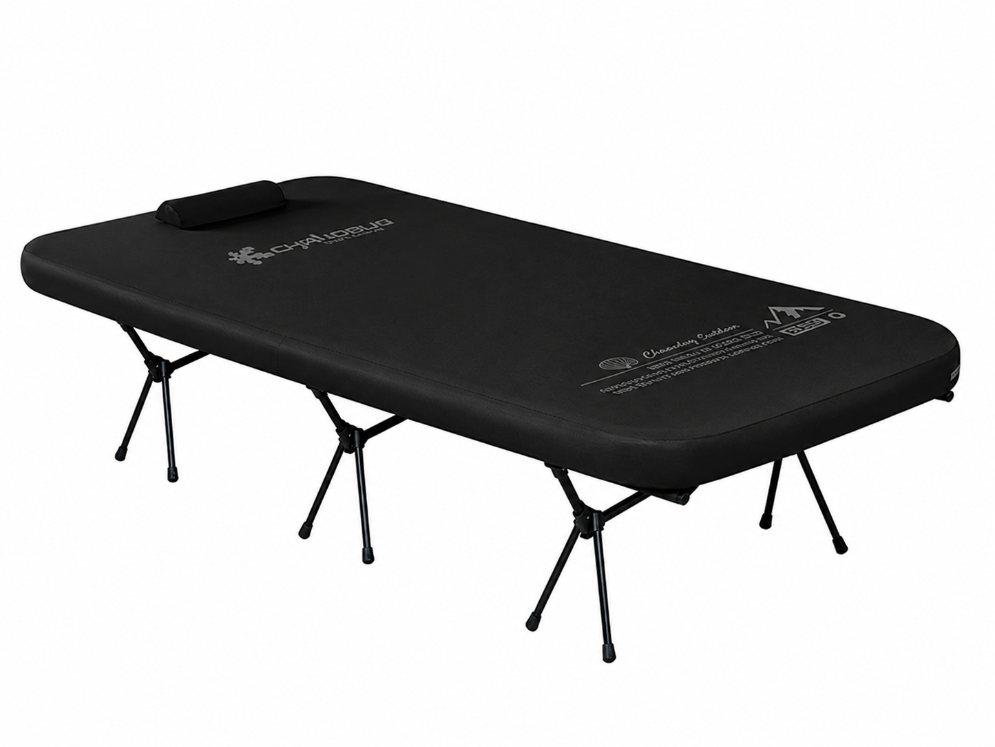 ️ Cama de Camping con Colchón Hinchable