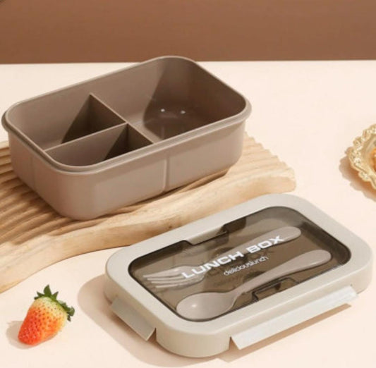 Caja de Almuerzo con cubiertos