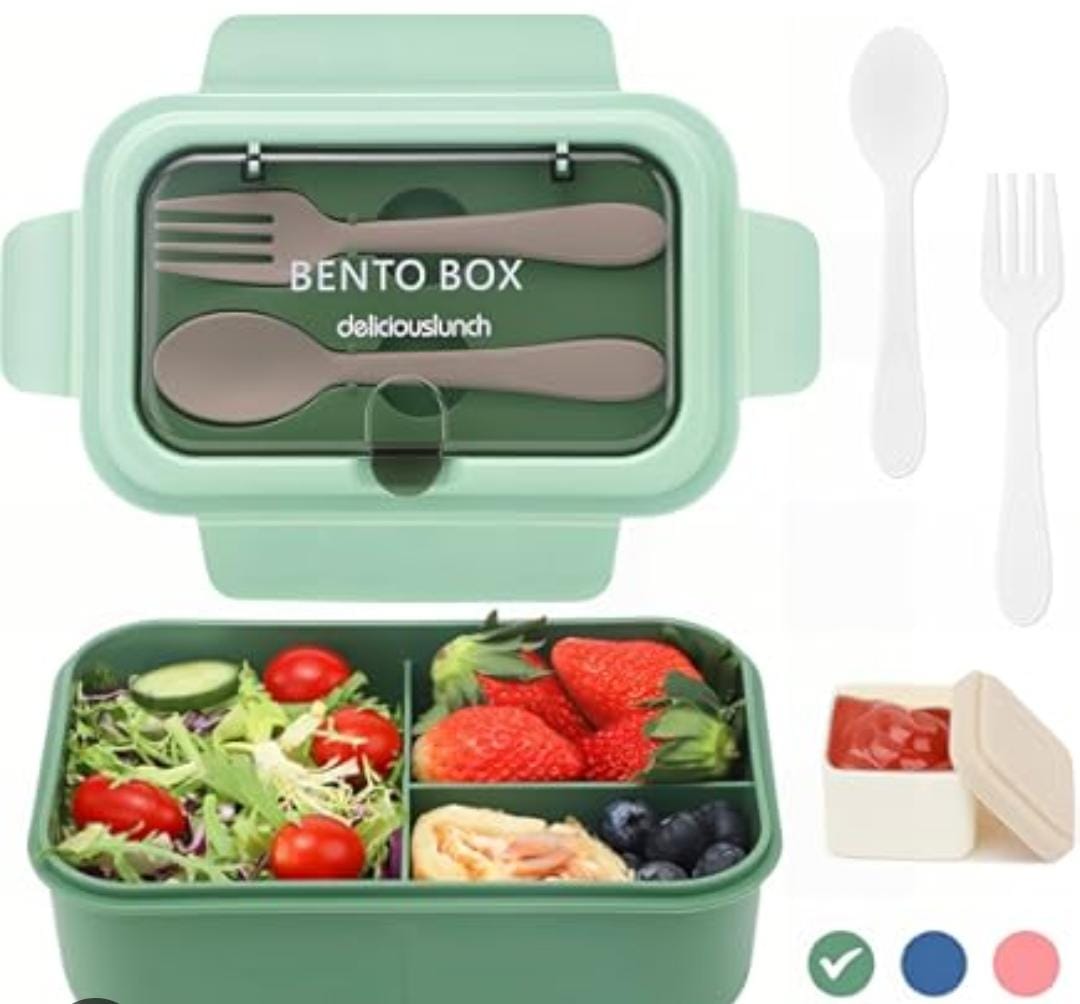 Caja de Almuerzo con cubiertos