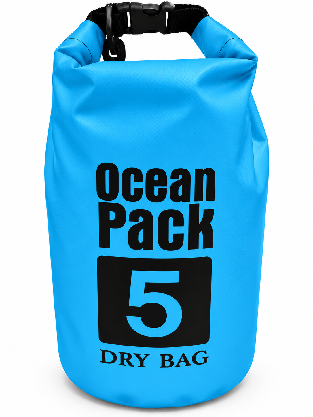 Bolsa Estanca Impermeable Ocean Pack 5L y 10L | Bolsa Seca con Correa Ajustable para Playa, Camping y Kayak