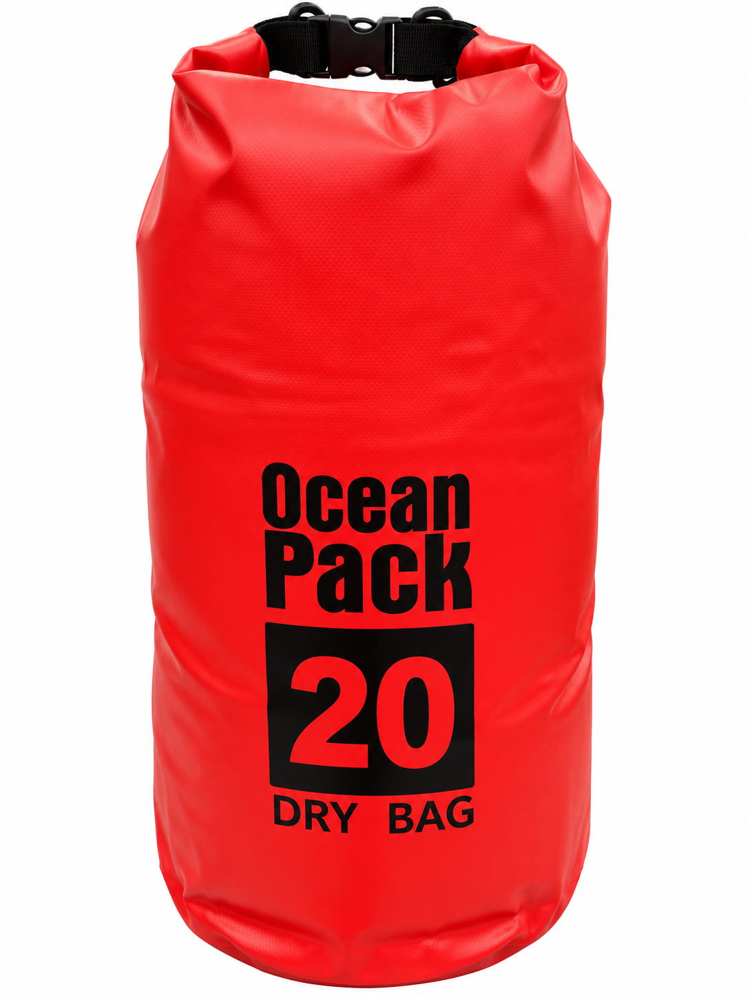 Mochila Bolsa Estanca Impermeable Ocean Pack 20L | 2 Correas Ajustables, Cierre Enrollable, Playa, Camping y Kayak