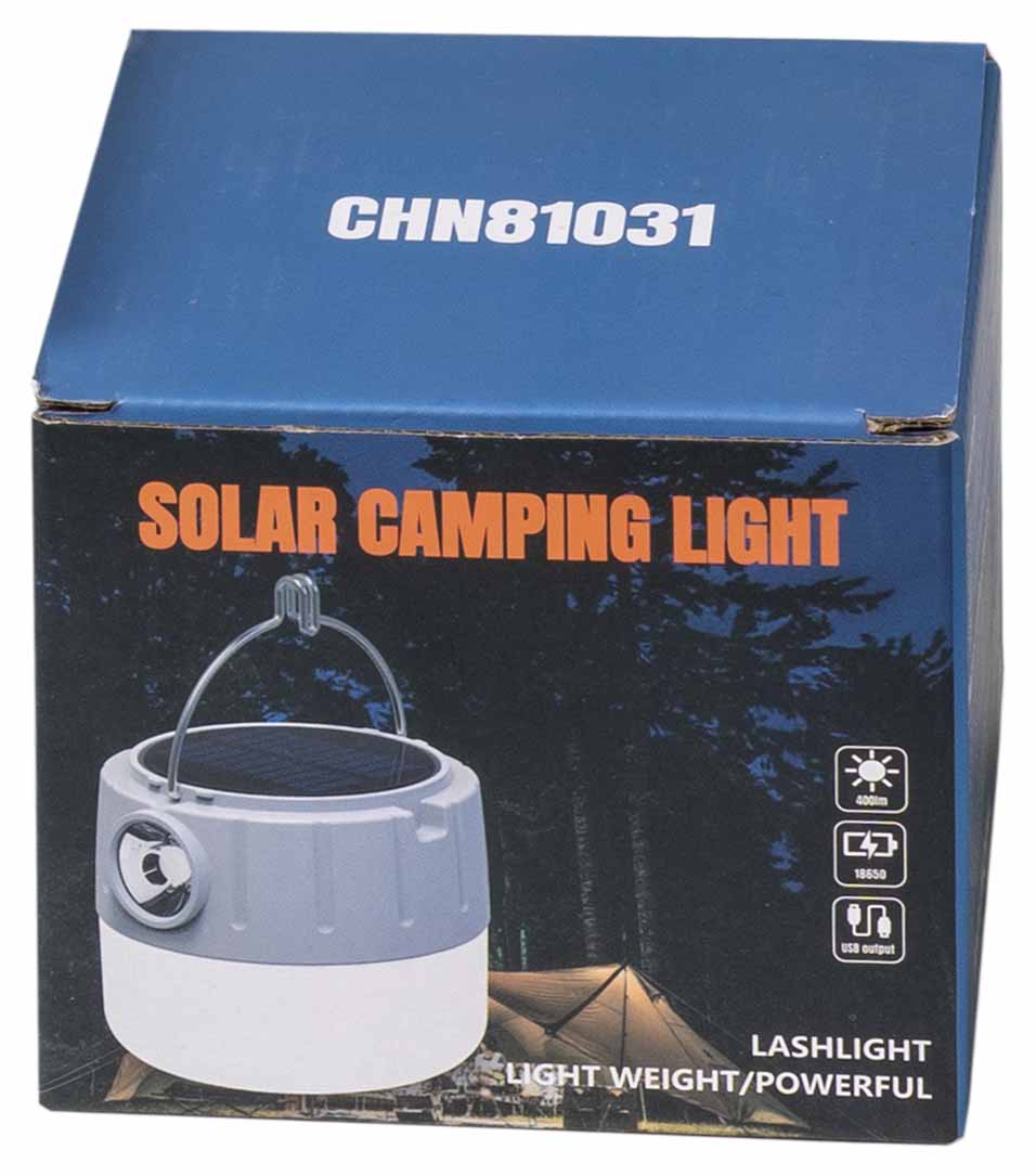 Linterna con Energía Solar de Camping - Resistente al agua y portátil FENGSEN
