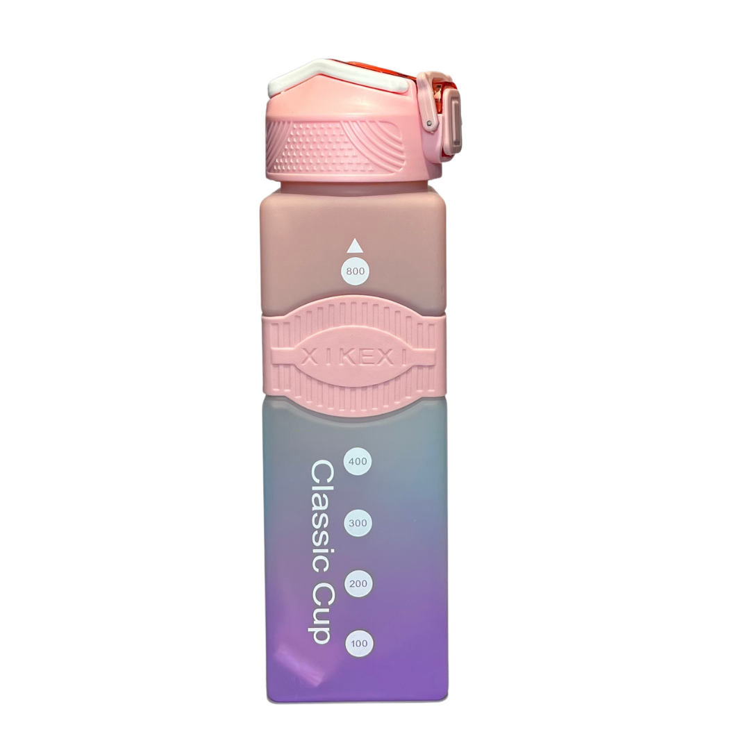 Botella cuadrada  - 800 ml. Perfecta para deportes y camping FENGSEN