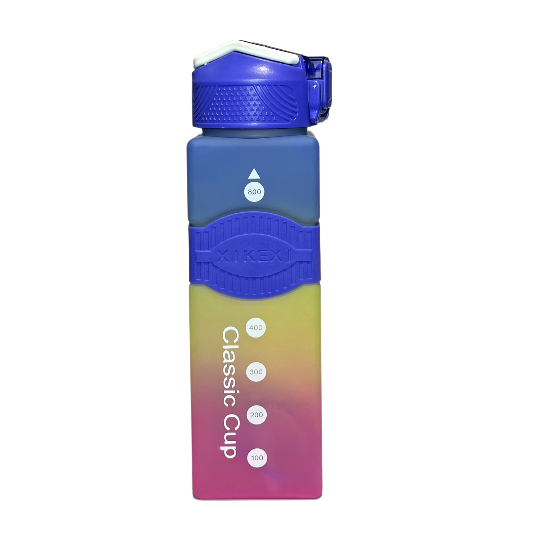 Botella cuadrada  - 800 ml. Perfecta para deportes y camping FENGSEN