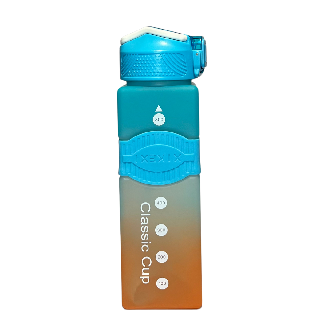 Fengsen botella cantimplora 800 ml agua botella gym 