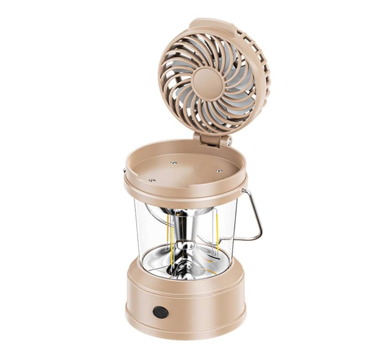 Lámpara LED de Camping con Ventilador Integrado